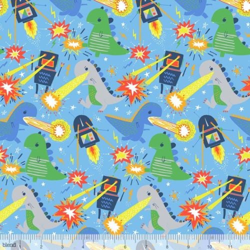 Blend Fabrics - Stacy Peterson - Meltdown - 125.103.01.1 (Light Blue)