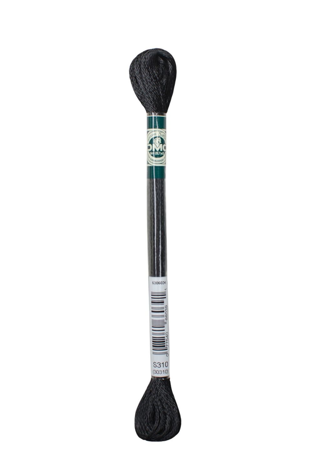 DMC - Satin Embroidery Thread - Col. S310 (Black)