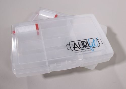 Aurifil Thread Storage Box + 50 weight spool of white thread