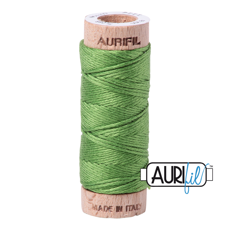 Aurifil Cotton Embroidery Floss, 1114 Grass Green