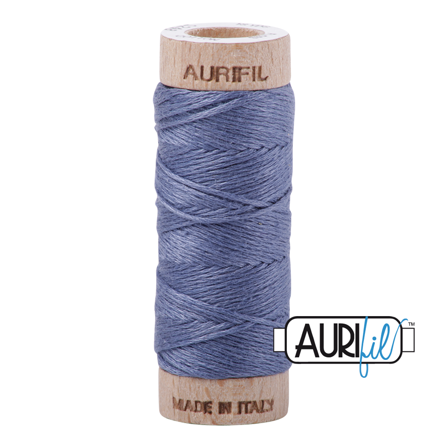 Aurifil Cotton Embroidery Floss, 1248 Dark Grey Blue