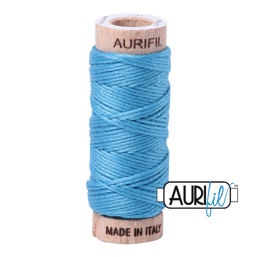Aurifil Cotton Embroidery Floss, 1320 Bright Teal