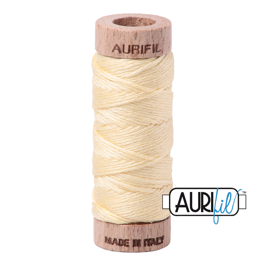 Aurifil Cotton Embroidery Floss, 2110 Light Lemon