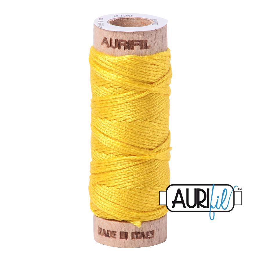 Aurifil Cotton Embroidery Floss, 2120 Canary