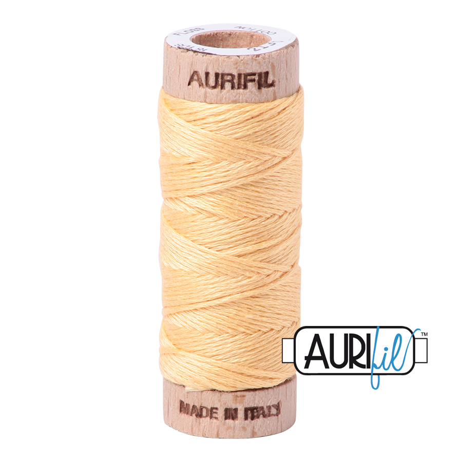 Aurifil Cotton Embroidery Floss, 2130 Medium Butter