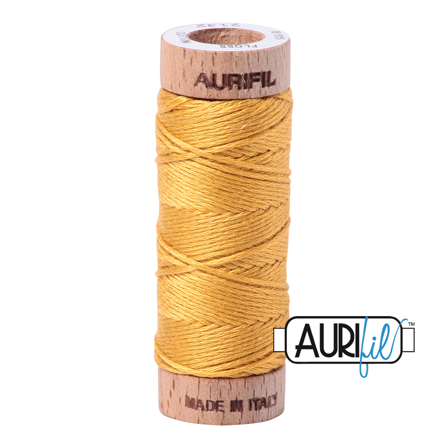 Aurifil Cotton Embroidery Floss, 2132 Tarnished Gold