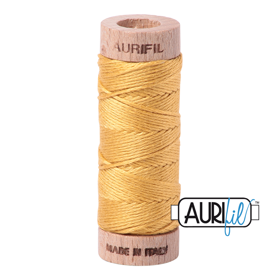 Aurifil Cotton Embroidery Floss, 2134 Spun Gold