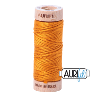 Aurifil Cotton Embroidery Floss, 2145 Yellow Orange