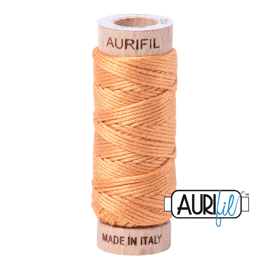 Aurifil Cotton Embroidery Floss, 2214 Golden Honey