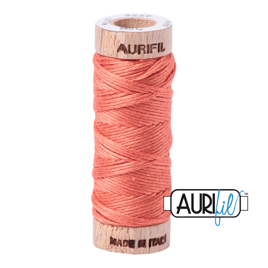 Aurifil Cotton Embroidery Floss, 2225 Salmon