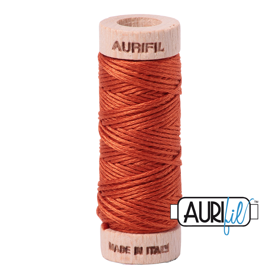 Aurifil Cotton Embroidery Floss, 2240 Rusty Orange