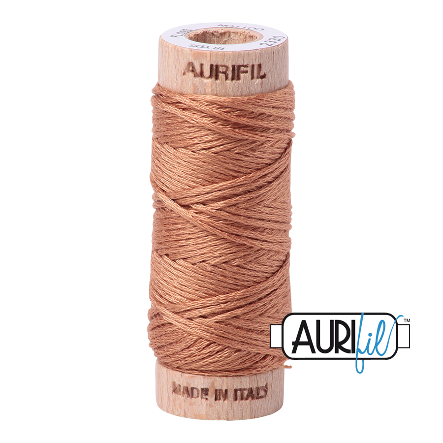 Aurifil Cotton Embroidery Floss, 2330 Light Chestnut
