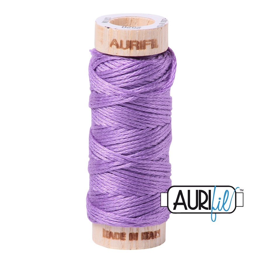 Aurifil Cotton Embroidery Floss, 2520 Violet