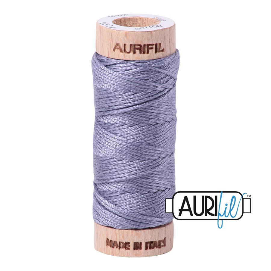 Aurifil Cotton Embroidery Floss, 2524 Grey Violet