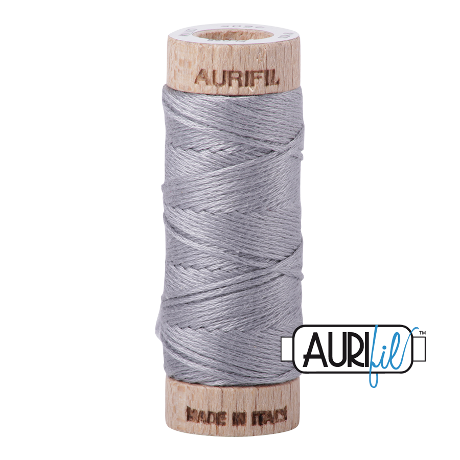 Aurifil Cotton Embroidery Floss, 2605 Grey