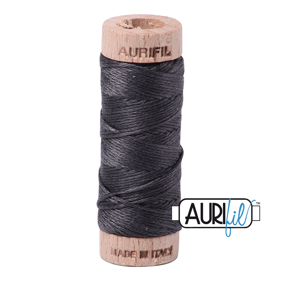 Aurifil Cotton Embroidery Floss, 2630 Dark Pewter