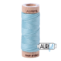 Aurifil Cotton Embroidery Floss, 2805 Light Grey Turquoise