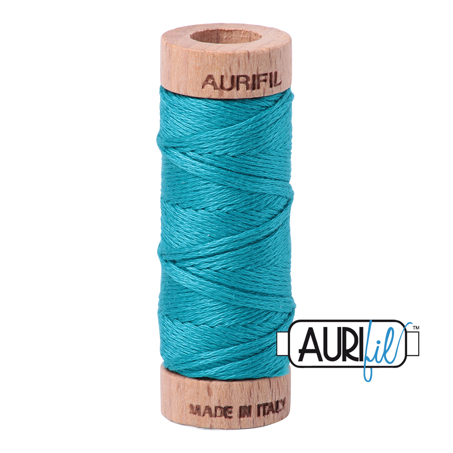 Aurifil Cotton Embroidery Floss, 2810 Turquoise