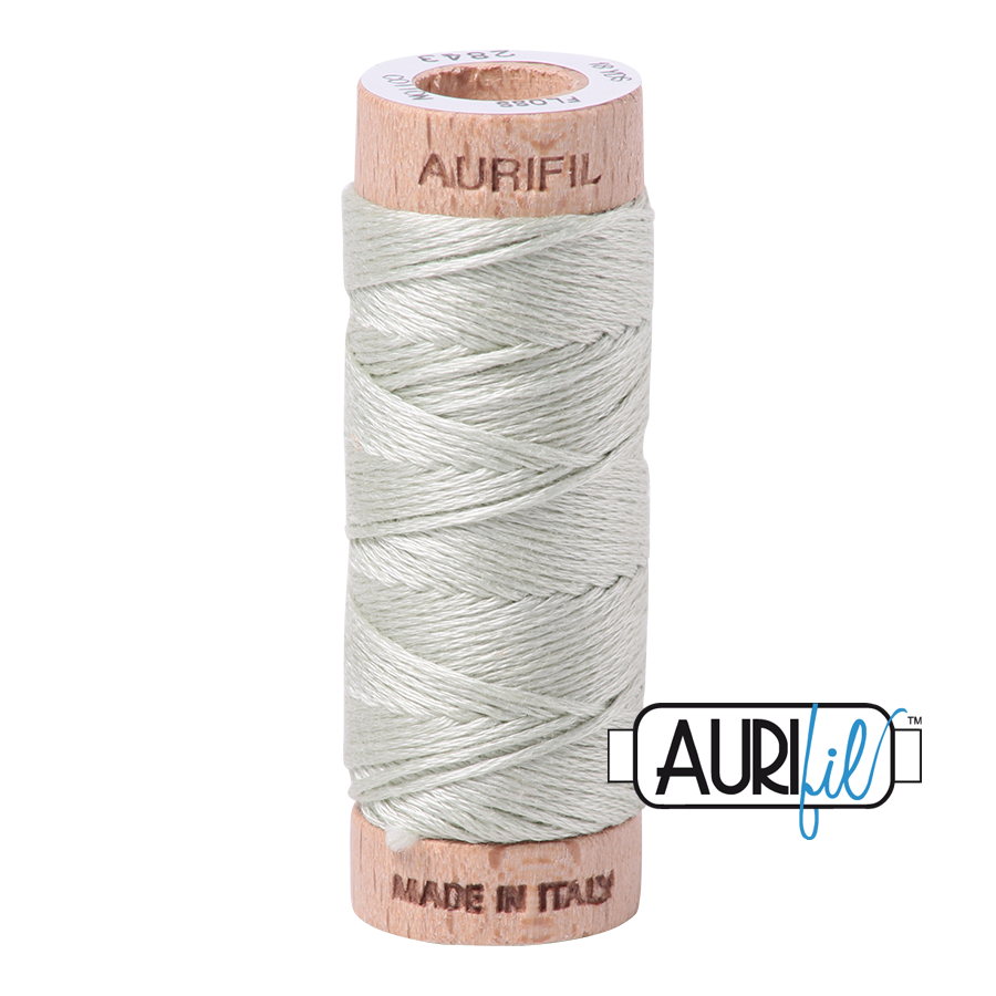 Aurifil Cotton Embroidery Floss, 2845 Light Grey Green