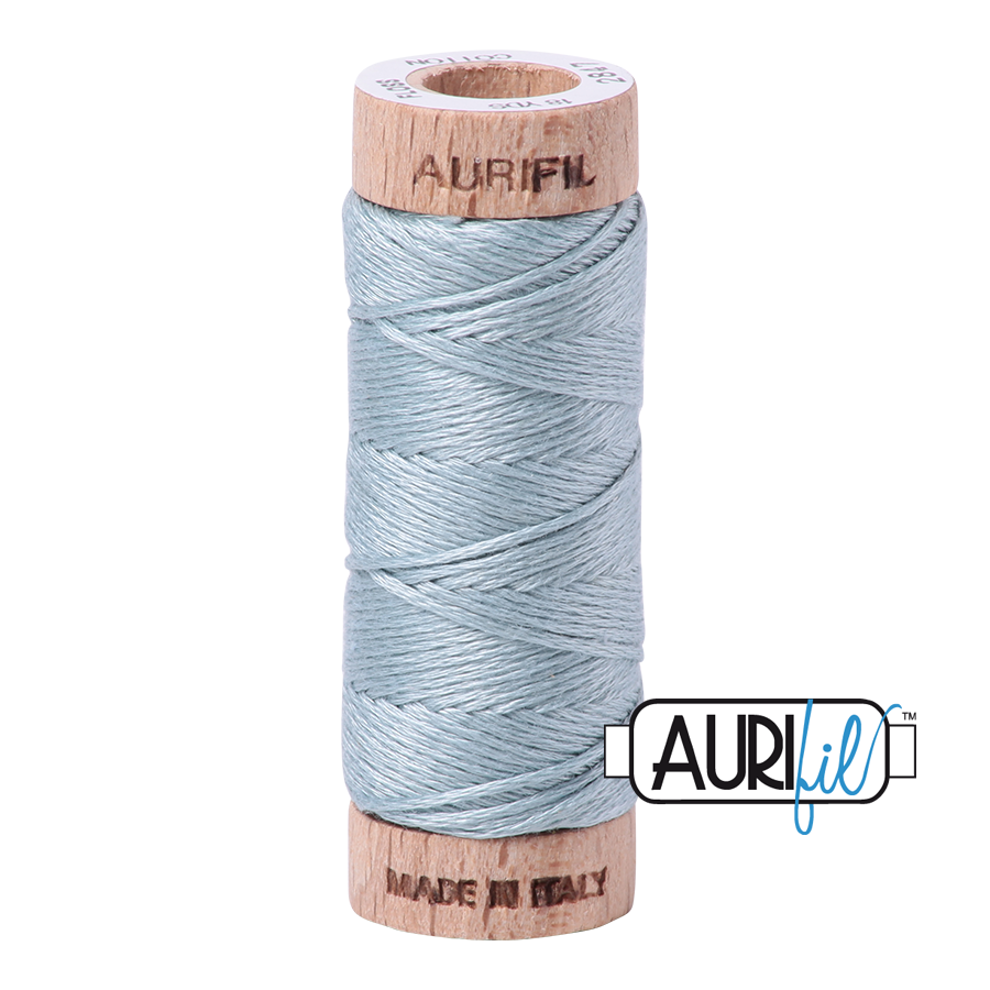 Aurifil Cotton Embroidery Floss, 2847 Bright Grey Blue