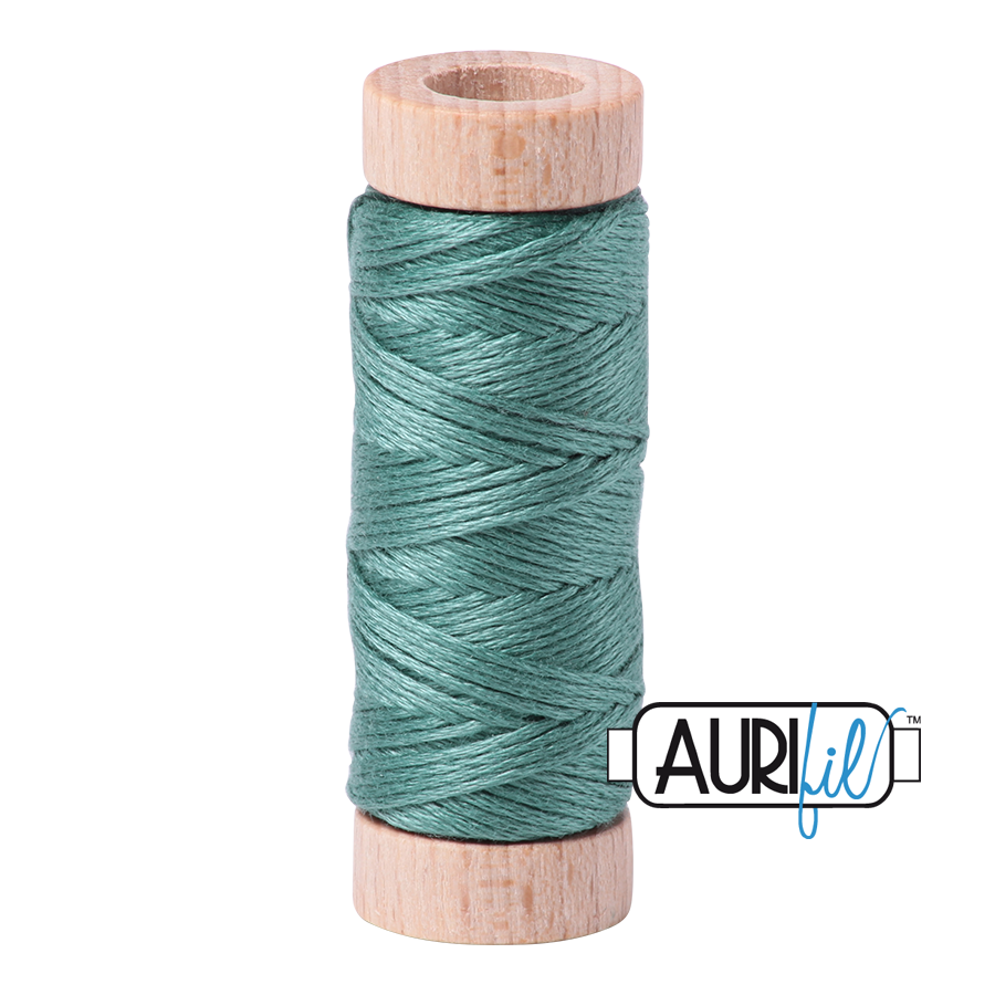 Aurifil Cotton Embroidery Floss, 2850 Medium Juniper