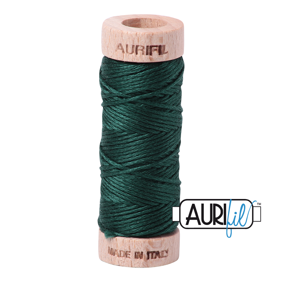 Aurifil Cotton Embroidery Floss, 2885 Medium Spruce