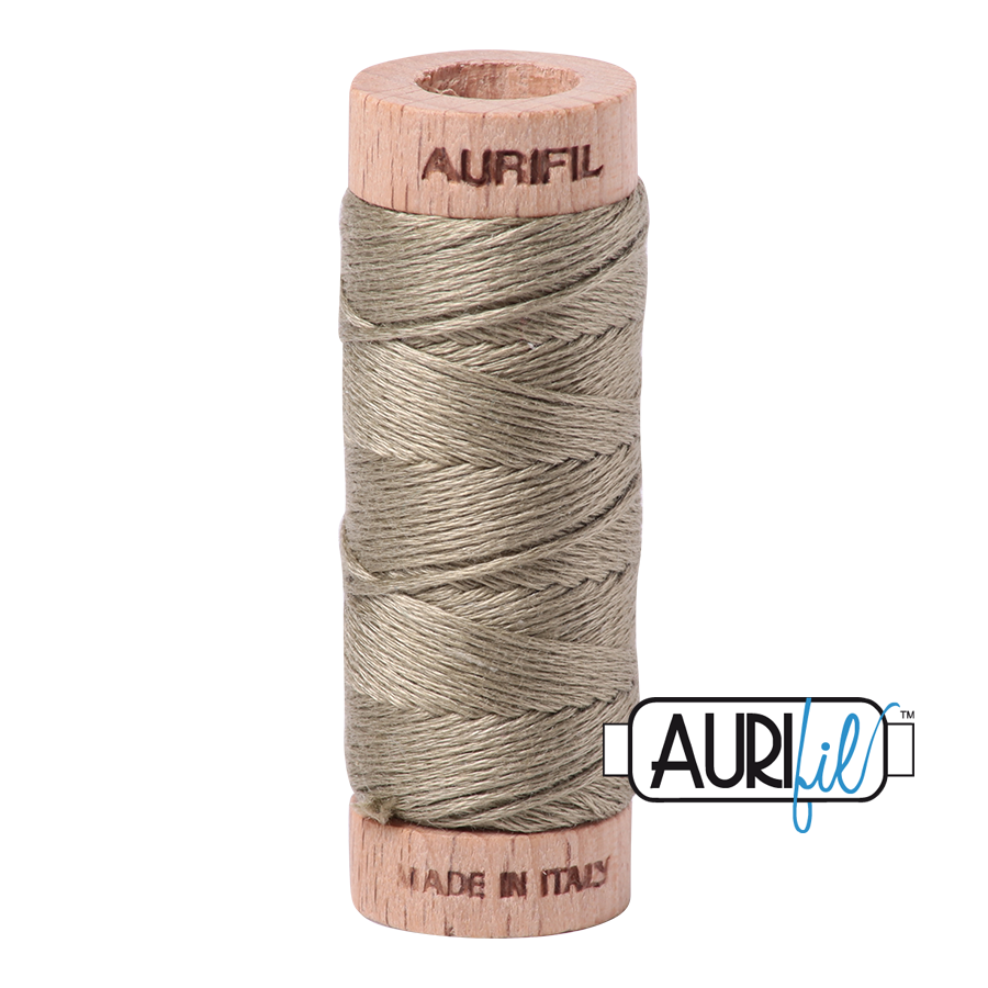 Aurifil Cotton Embroidery Floss, 2900 Light Khaki Green