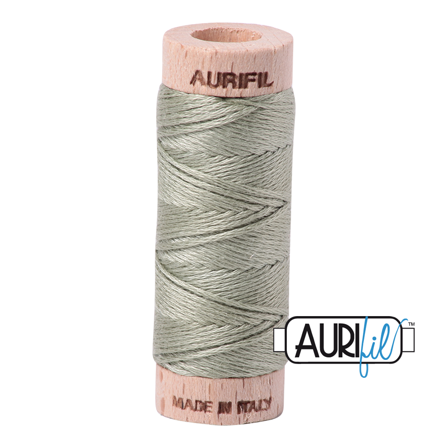 Aurifil Cotton Embroidery Floss, 2902 Light Laurel Green