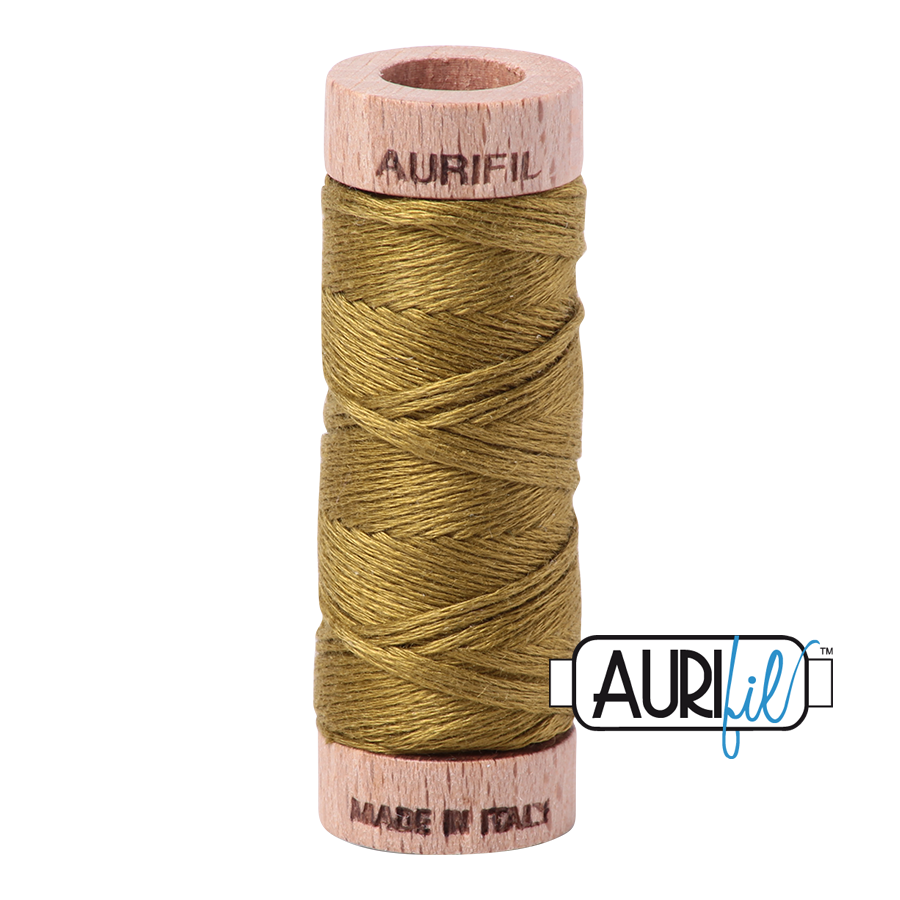 Aurifil Cotton Embroidery Floss, 2910 Medium Olive