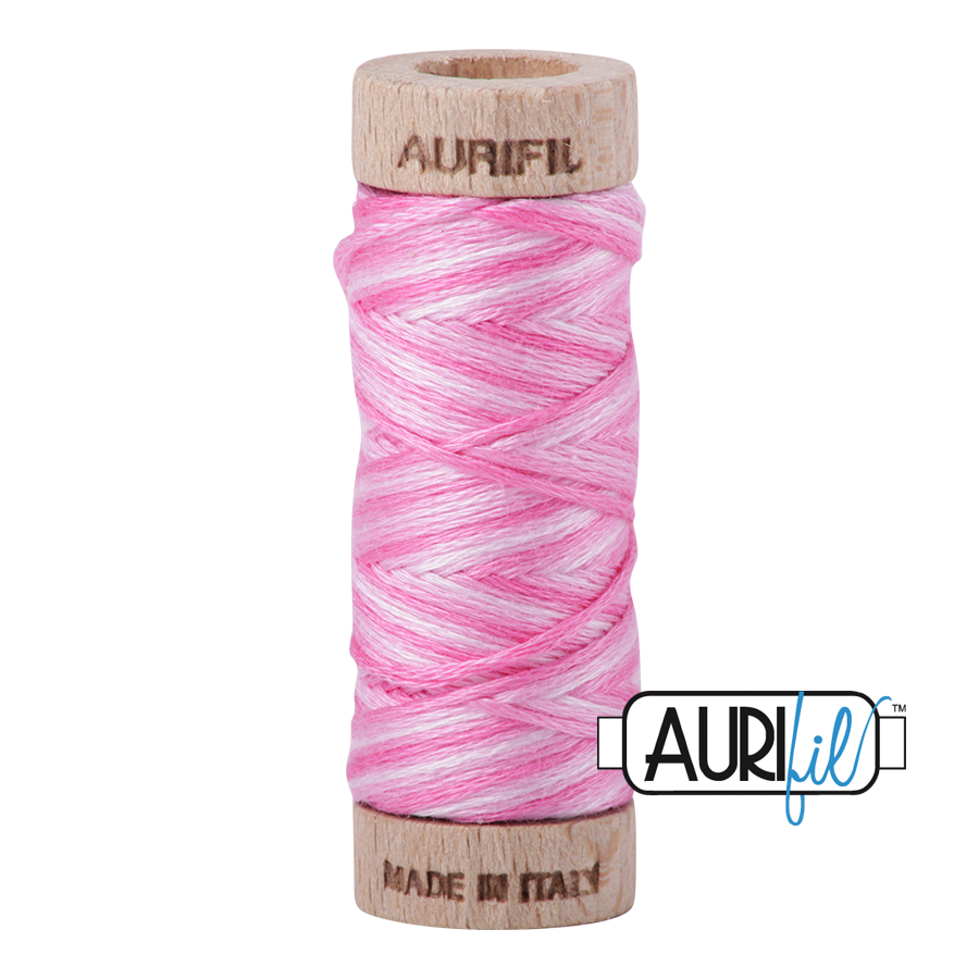 Aurifil Cotton Embroidery Floss, 3660 Bubblegum