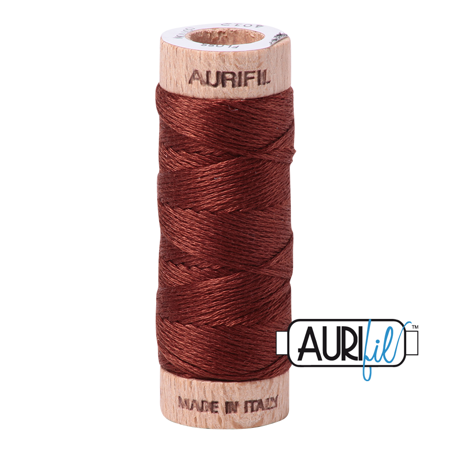 Aurifil Cotton Embroidery Floss, 4012 Copper Brown
