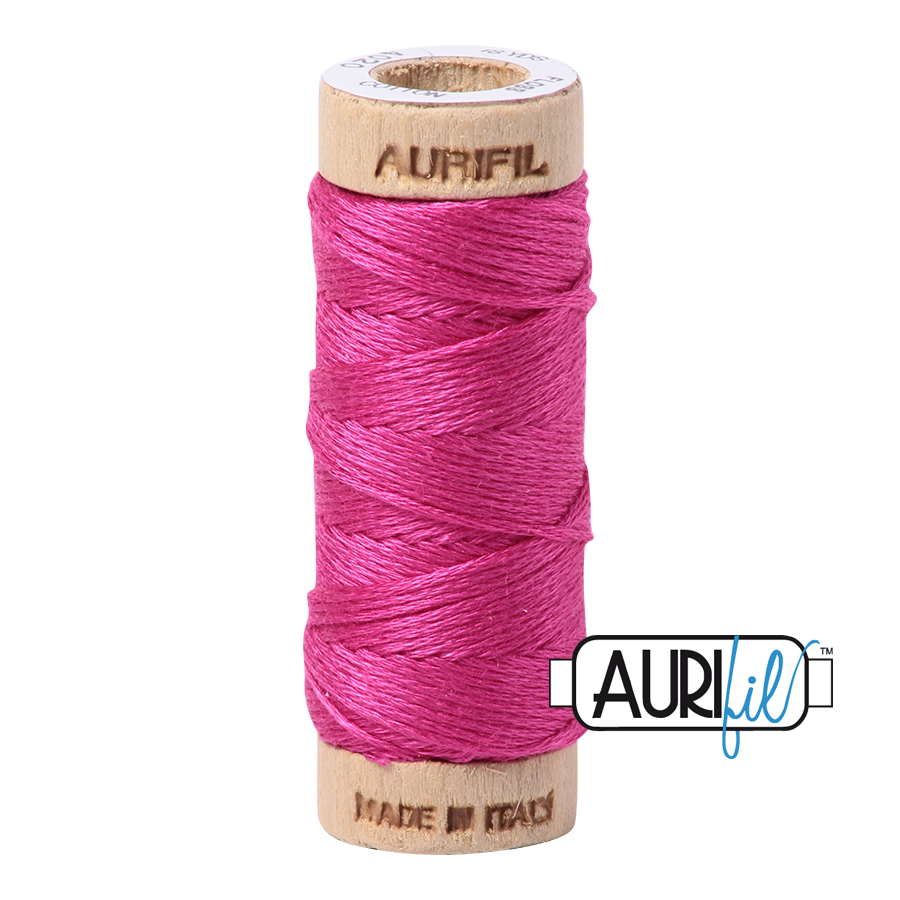 Aurifil Cotton Embroidery Floss, 4010 Fuchsia