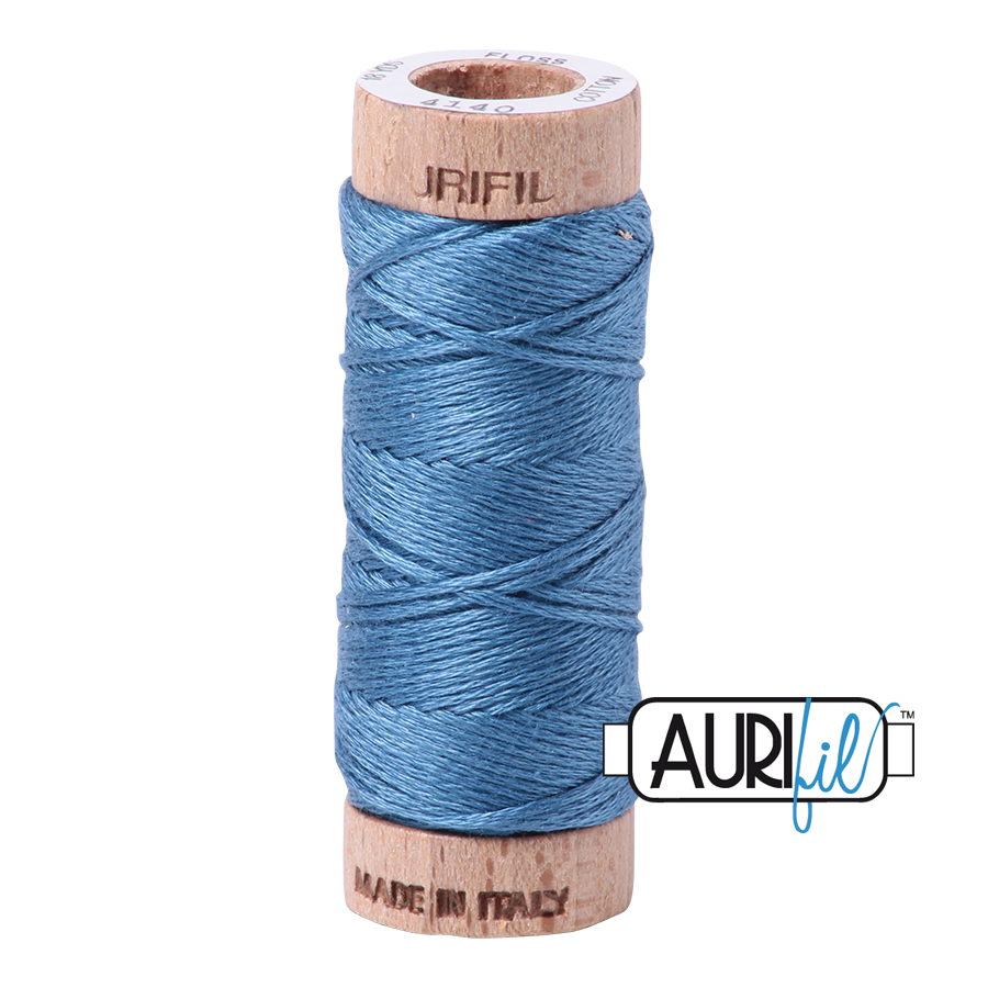 Aurifil Cotton Embroidery Floss, 4140 Wedgewood