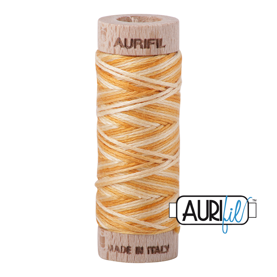 Aurifil Cotton Embroidery Floss, 4150 Creme Brule (Variegated)