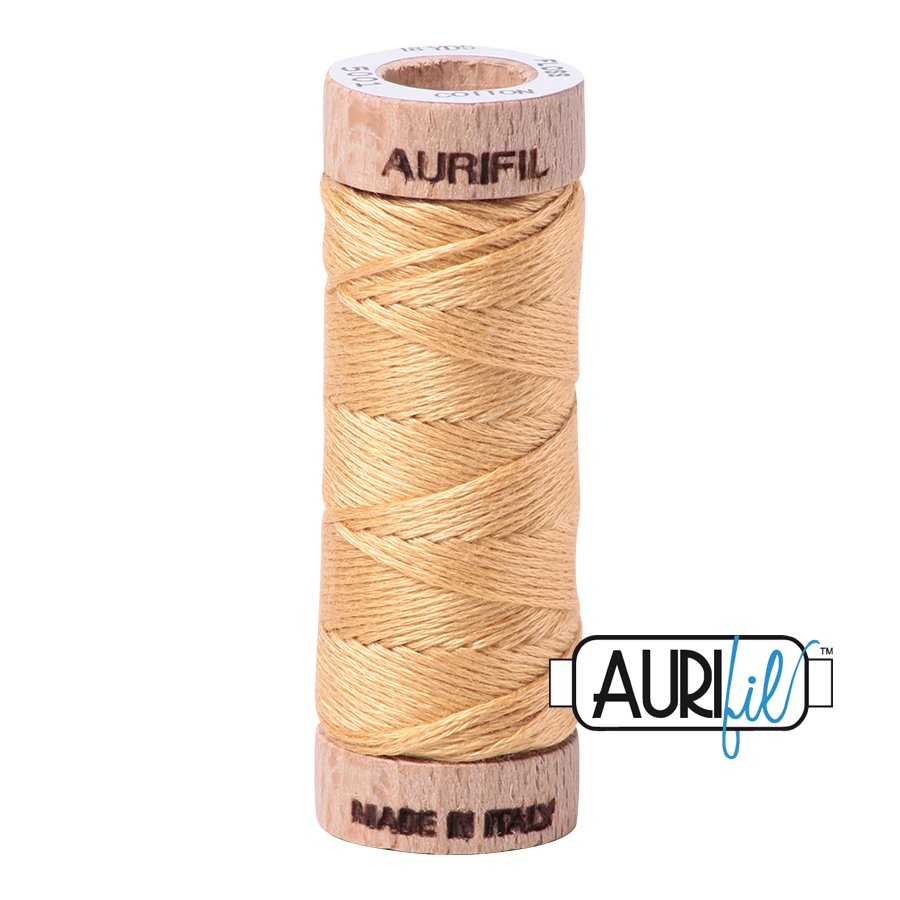 Aurifil Cotton Embroidery Floss, 5001 Ocher Yellow