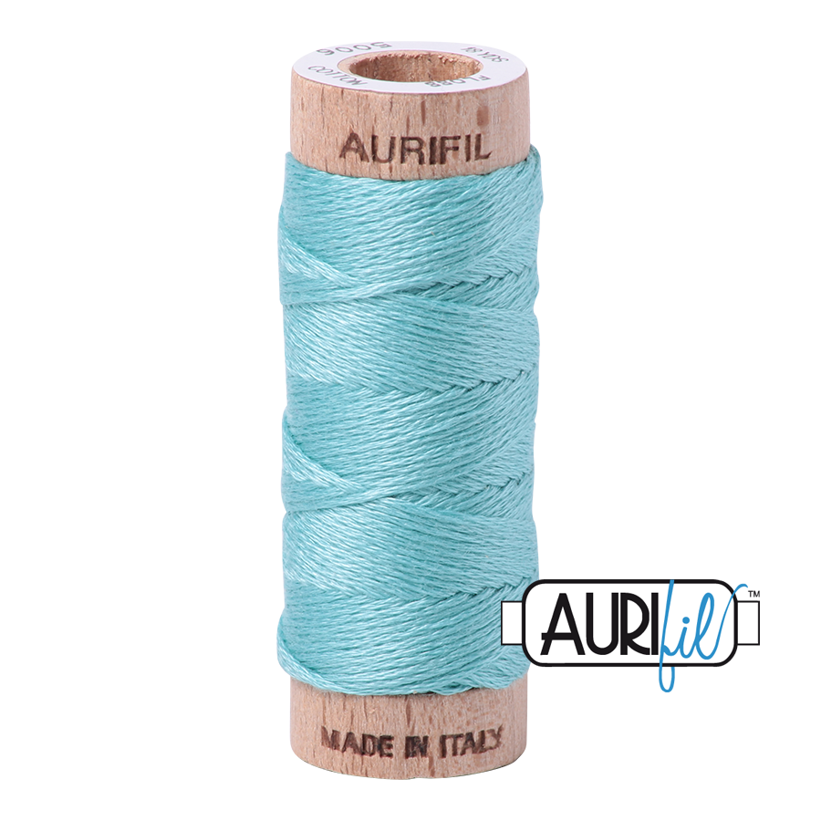 Aurifil Cotton Embroidery Floss, 5006 Light Turquoise