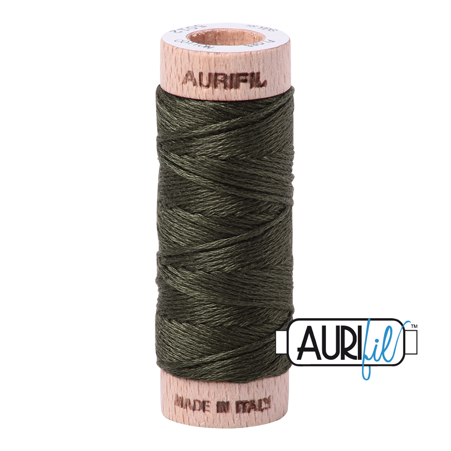 Aurifil Cotton Embroidery Floss, 5012 Dark Green