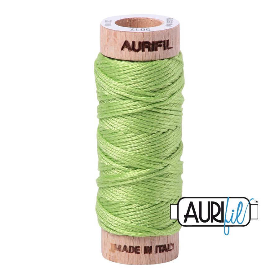 Aurifil Cotton Embroidery Floss, 5017 Shining Green