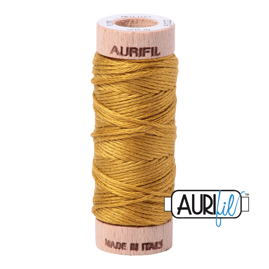Aurifil Cotton Embroidery Floss, 5022 Mustard
