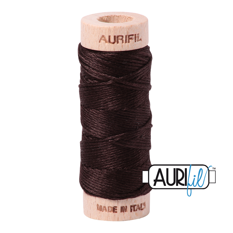 Aurifil Cotton Embroidery Floss, 5024 Dark Brown
