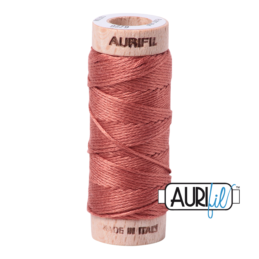 Aurifil Cotton Embroidery Floss, 6728 Cinnabar