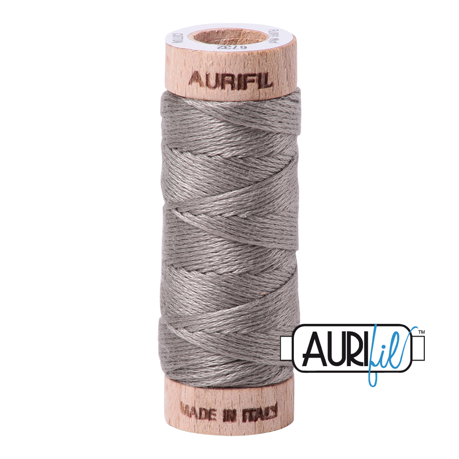 Aurifil Cotton Embroidery Floss, 6732 Earl Gray