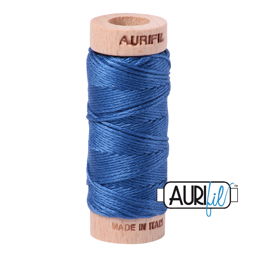 Aurifil Cotton Embroidery Floss, 6738 Peacock Blue
