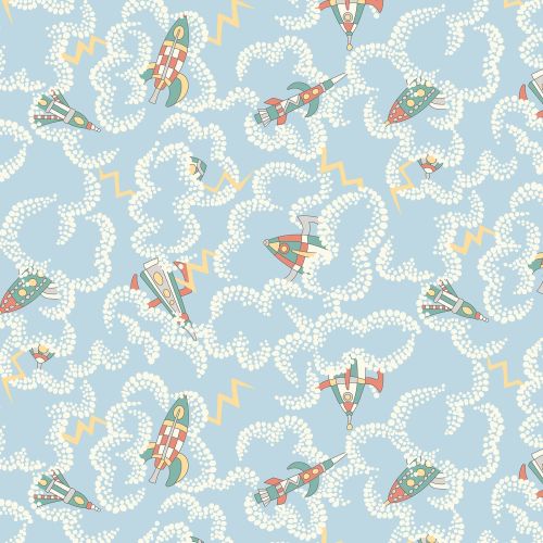 Liberty London Fabrics - Adventures in the Sky - Rocket Dance X
