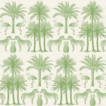 Makower -Palm - 2073/G Green