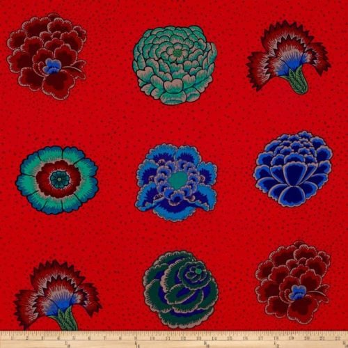 Kaffe Fassett Collective - Corsage - Scarlet - PWGP149SCARL