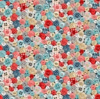 Makower - A Stitch in Time - Buttons - 2136/1 