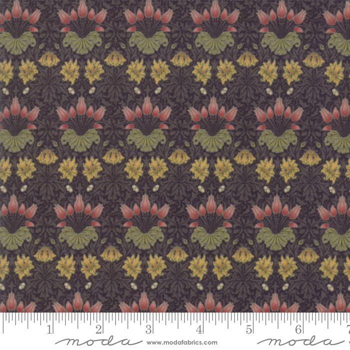 May Morris Studio - Tulip 1900 - No. 7342 17 (Ebony) - Moda Fabrics