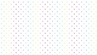 Makower - Rainbow Sprinkles - Swiss Dot  - White - 2/9428L