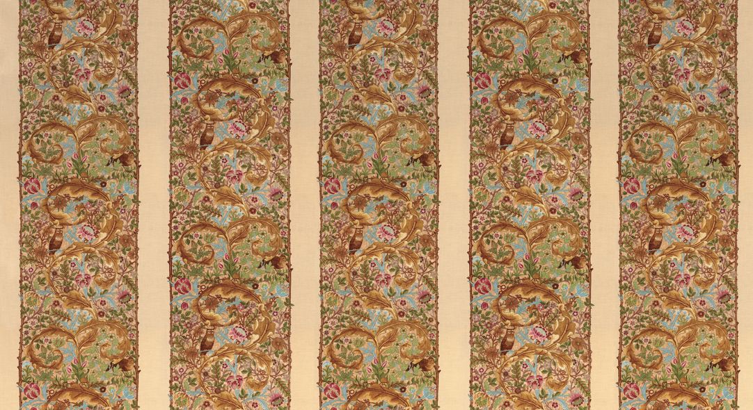 May Morris Studio - The Owl 1895 - No. 7344 11 (Cream) - Moda Fabrics